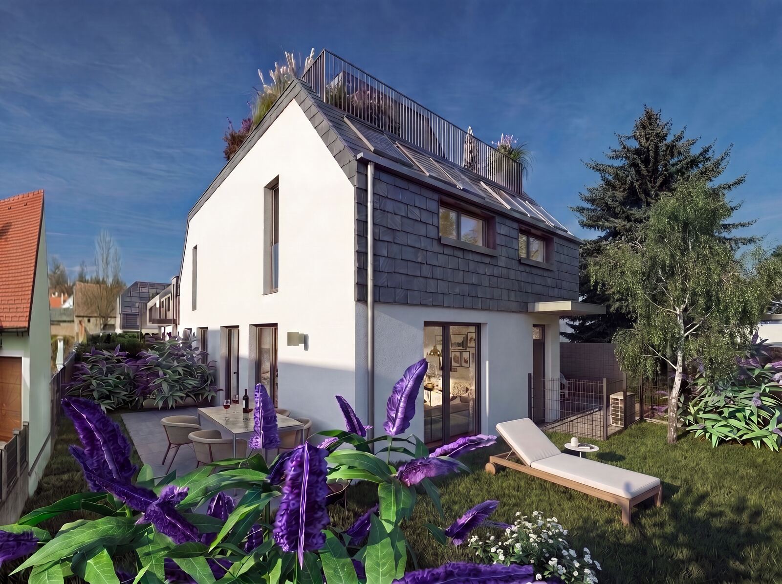 Ansicht Haus 1-4